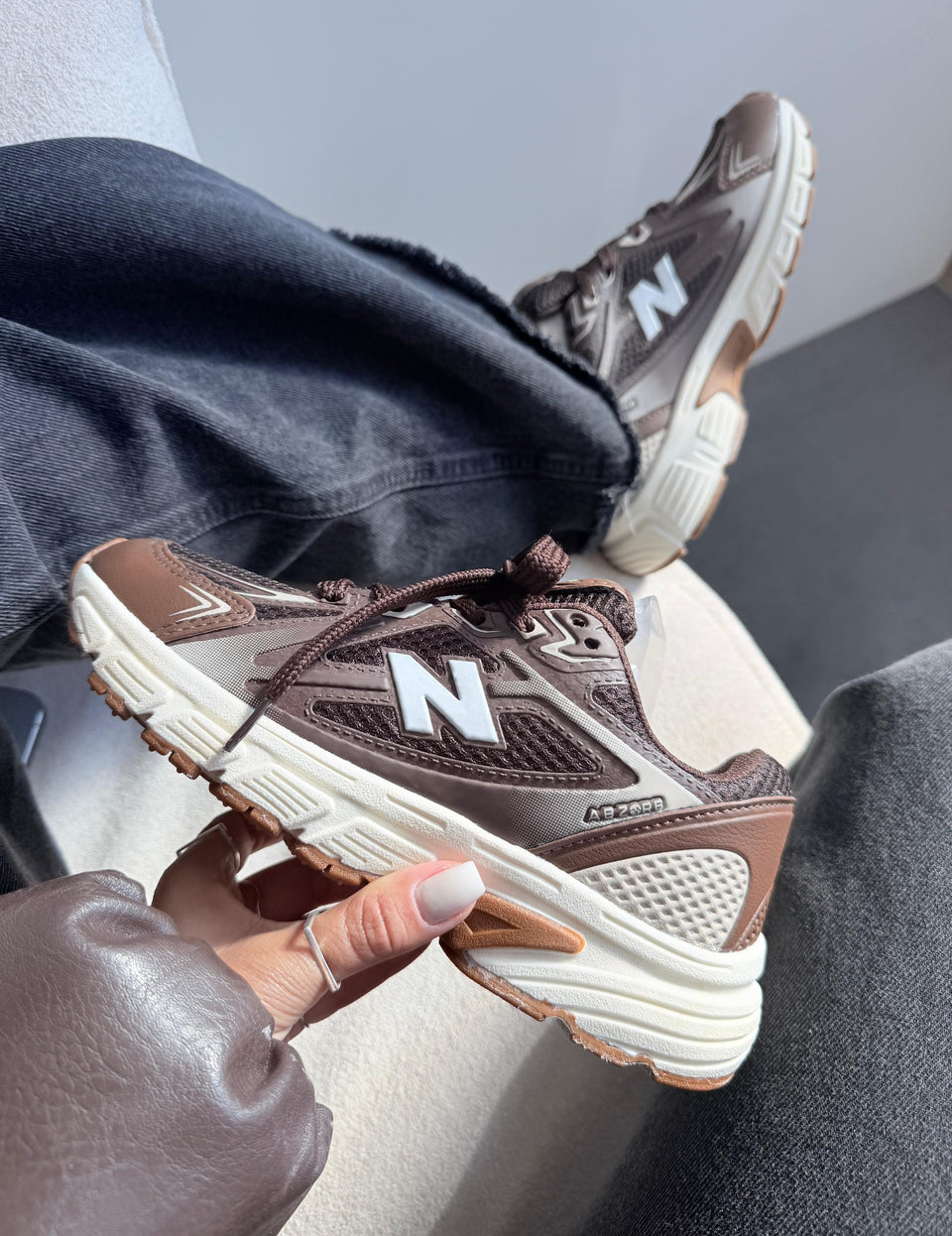 Tênis NB ABZORVE Chocolate - Premium